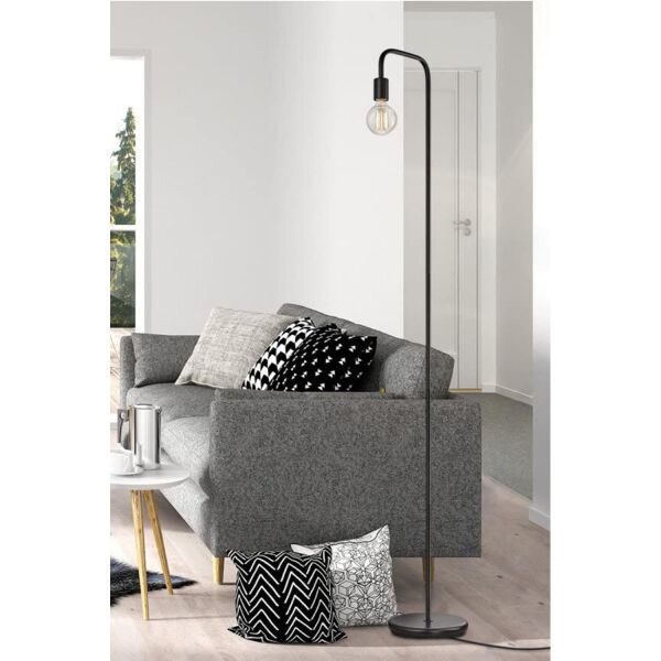 Klara Siyah Modern Tasarım Retro Dekoratif Metal Lambader