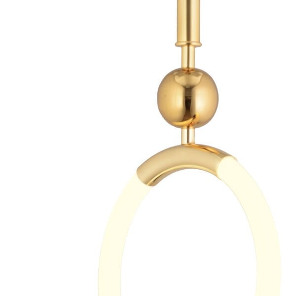 Struer Tekli Gold Ledli 20 Watt Modern Koridor, Yatak Odası Salon Sarkıt Led Avize
