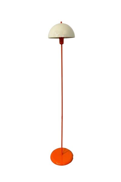 Erma Krem Başlıklı Turuncu Yer Lambası Pinterest Model Bohem Retro Köşe Renkli Lambader