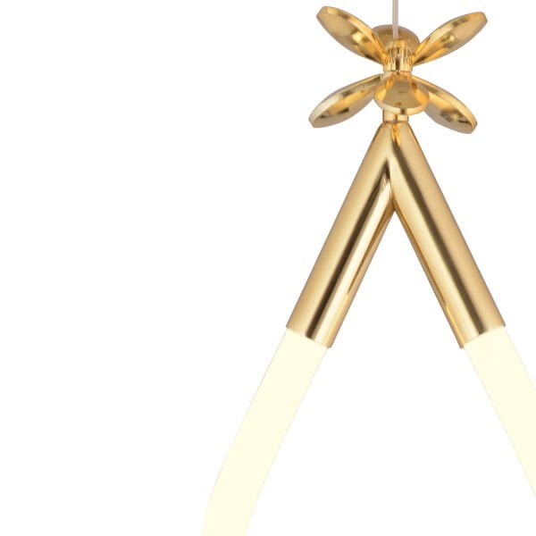 Vojens Tekli Gold Ledli 11 Watt Kelebek Detaylı Modern Koridor, Yatak Odası Salon Sarkıt Led Avize