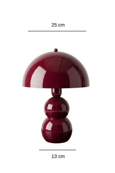 Bob Vişne Çürüğü Bordo Masa Lambası Pinterest Model Bohem Retro Renkli Abajur