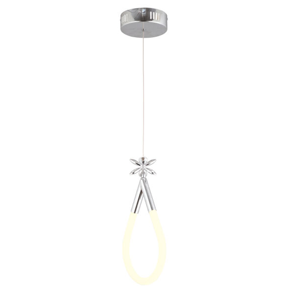 Vojens Tekli Krom Ledli 11 Watt Kelebek Detaylı Modern Koridor, Yatak Odası Salon Sarkıt Led Avize