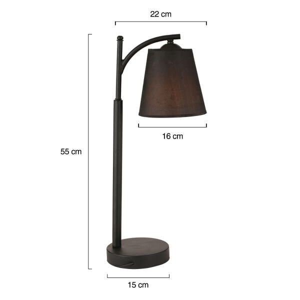 Enjoy Siyah Retro Şapkalı Modern Tasarım Retro Abajur