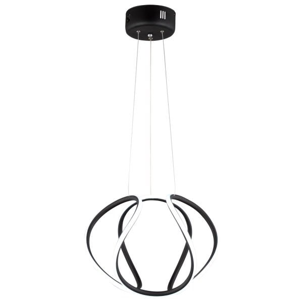 Pietra Siyah Sarkıt 56 Watt Sarkıt 3 Renkli Ledli Modern Mutfak Banyo Led Salon Sarkıt Avize