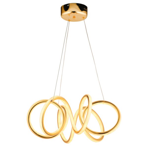 Verena Gold Sarkıt 44 Watt Sarkıt 3 Renkli Ledli Modern Mutfak Banyo Led Salon Sarkıt Avize