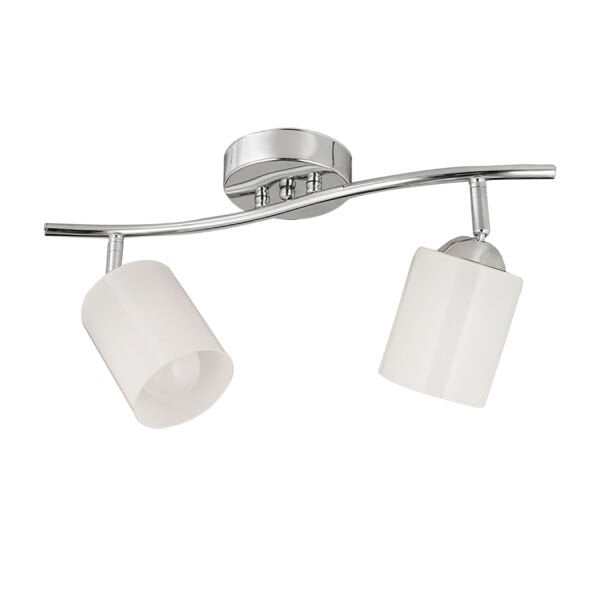 Riley 2Li Krom Spot Bardak Camlı Modern Koridor Mutfak Salon Plafonyer Avize