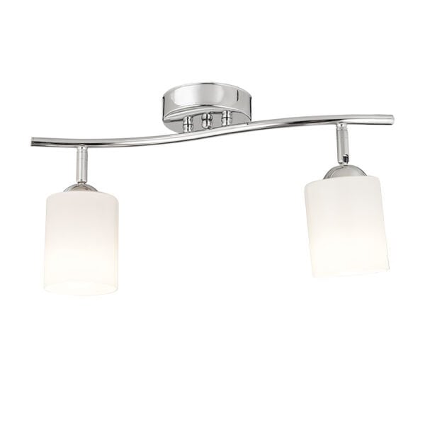 Riley 2Li Krom Spot Bardak Camlı Modern Koridor Mutfak Salon Plafonyer Avize