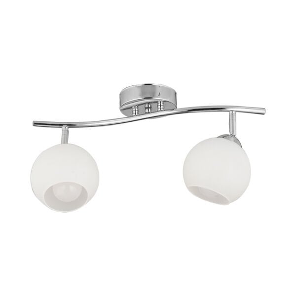 Riley 2Li Krom Spot Yuvarlak Camlı Mutfak- Banyo Avize