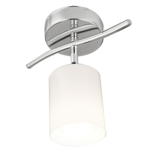 Riley Tekli Krom Spot Bardak Camlı Modern Koridor Mutfak Salon Plafonyer Avize