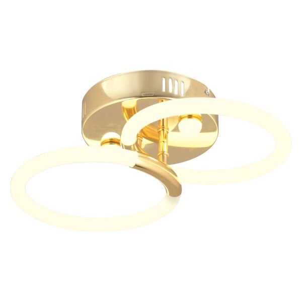 Honos 2'li Gold 32 Watt Ledli Modern Koridor, Yatak Odası Salon Plafonyer Led Avize