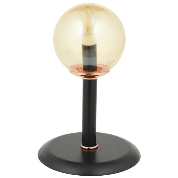 Erna siyah bal camlı  Modern Çalışma Masası Lambası