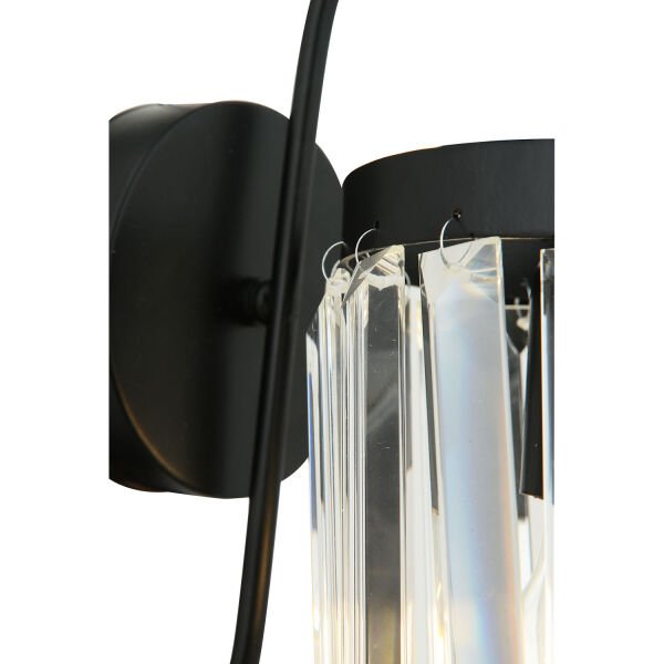 Rachel Kristal Taşlı Duvar Lambası Yatak Odası-Yatak Başı-Salon için Aplik