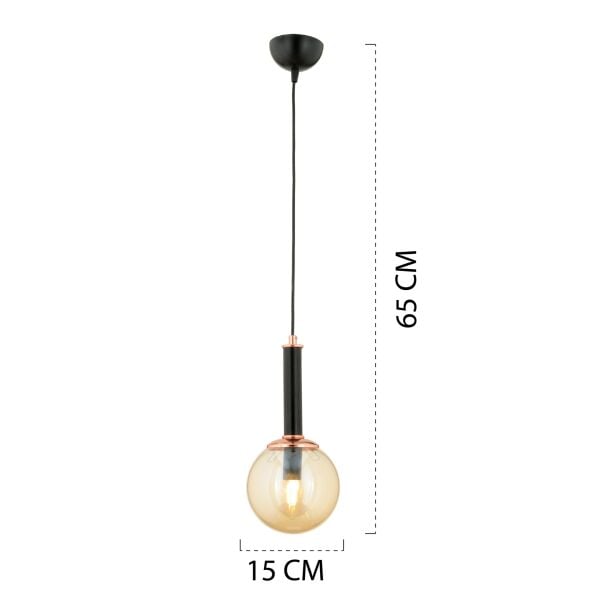 Erna Tekli Sarkıt Modern Retro Sarkıt Mutfak Salon Sarkıt Avize