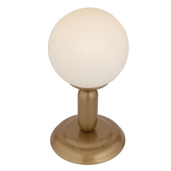 Arlo Eskitme Beyaz Camlı Masa Lambası Modern Tasarım Salon-Oturma odası-Yatak Odası Abajur