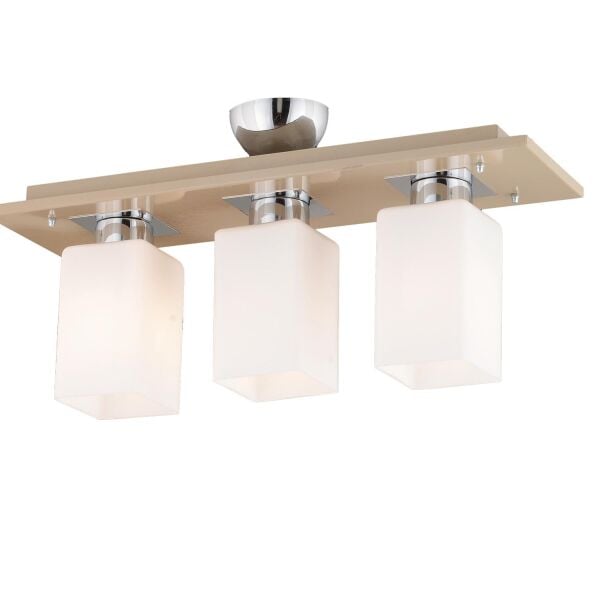 Atlas 3 Lü Sıralı Kahve Modern Genç Odası Mutfak- Banyo Mutfak Salon Spot Avize