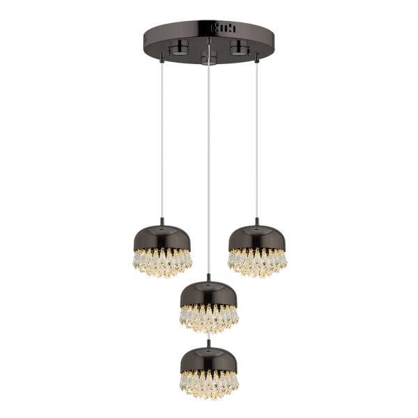 GEMMA PLATİN 4LÜ  43 WATT LED AVİZE