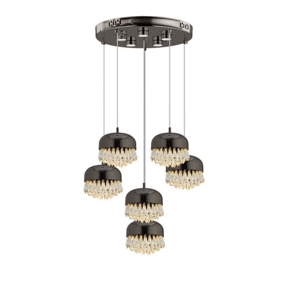 GEMMA PLATİN 6LI 57 WATT LED AVİZE