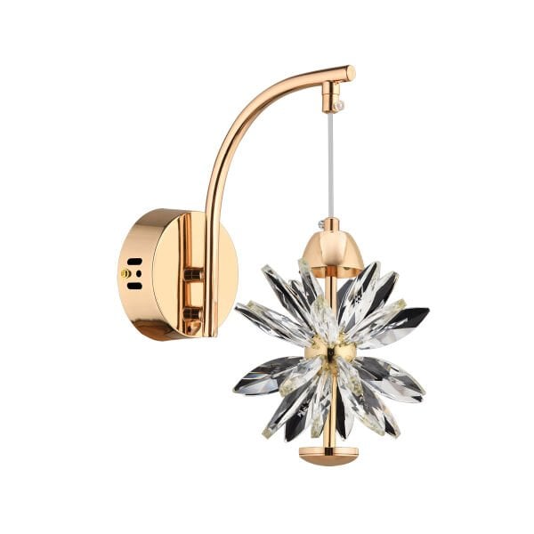 MENEKŞE GOLD 10 WATT TEKLİ LED APLİK