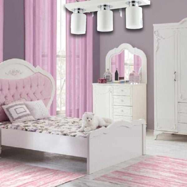 Kiaria 3Lü Modern Plafonyer Genç Odası MutfakYatak Odası Avize