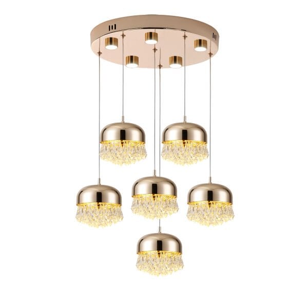 GEMMA GOLD  6LI  57 WATT LED AVİZE