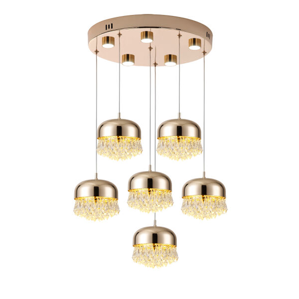 GEMMA GOLD  6LI  57 WATT LED AVİZE
