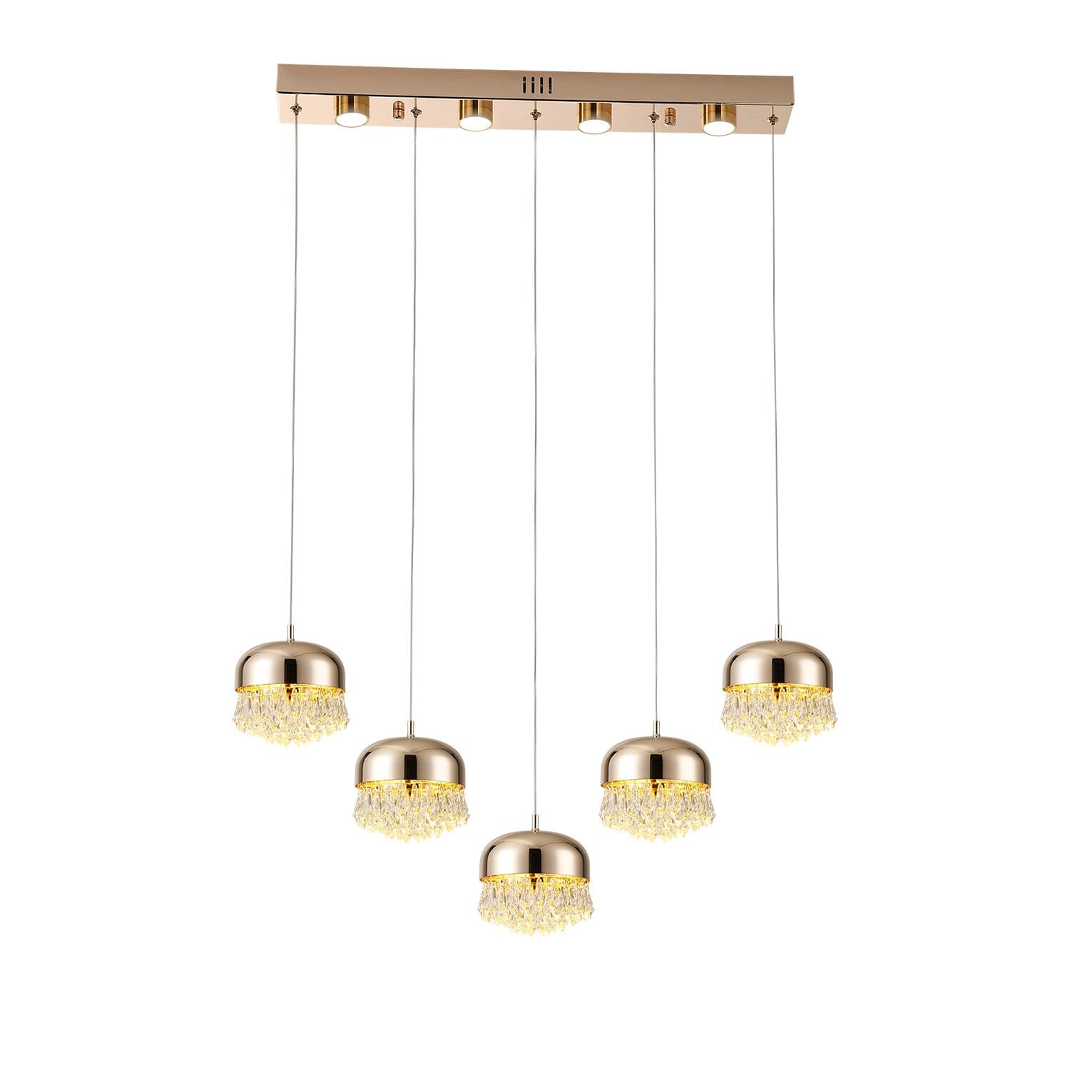 GEMMA GOLD  5Lİ 47 WATT SIRALI LED AVİZE