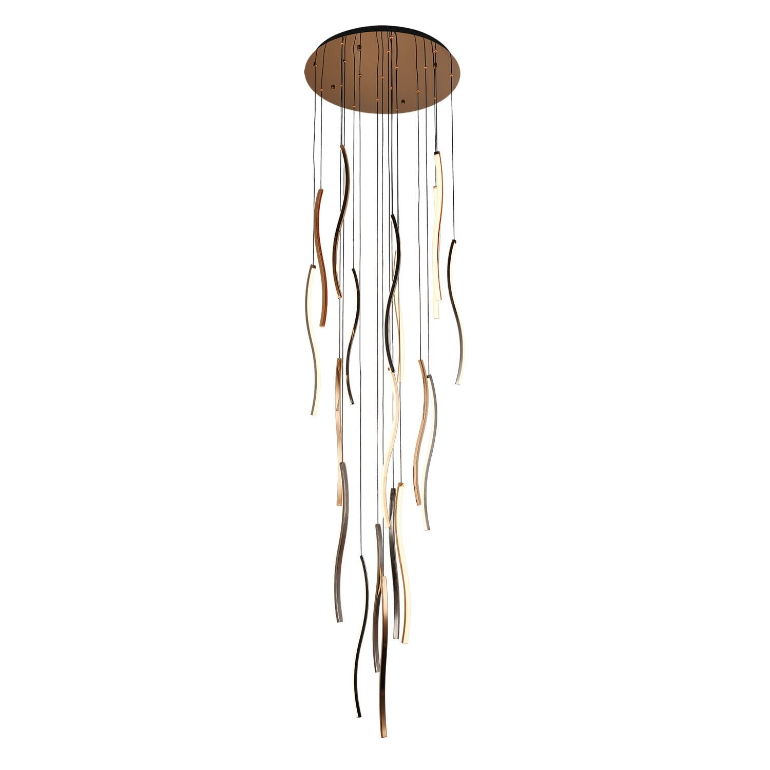 JESSE 19LU BAKIR 142,5 WATT LED AVİZE