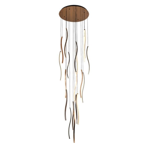 JESSE 19LU BAKIR 142,5 WATT LED AVİZE
