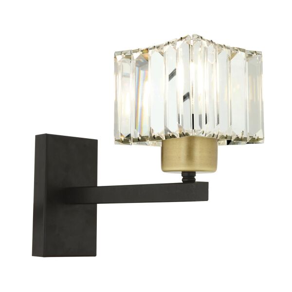 Britney Eskitme Kristal Taşlı Duvar Lambası Yatak Odası-Yatak Başı-Salon İçin Aplik