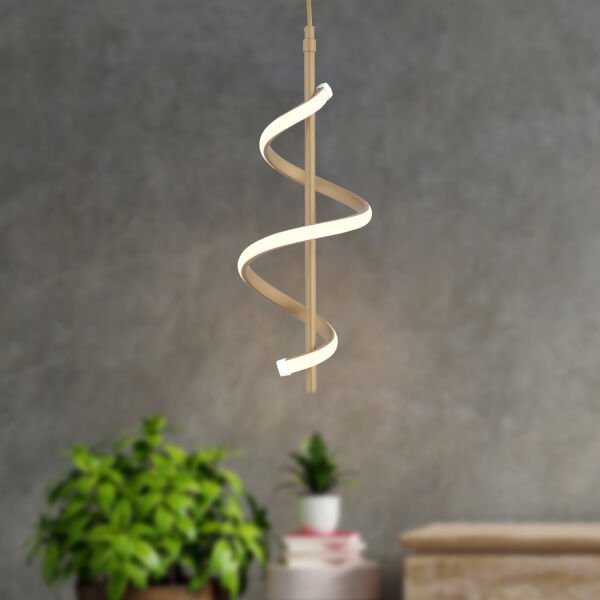 Leatrice Tekli Eskitme 3 Renkli 20 Watt Ledli Modern Oturma Odası, Koridor, Salon Led Avize