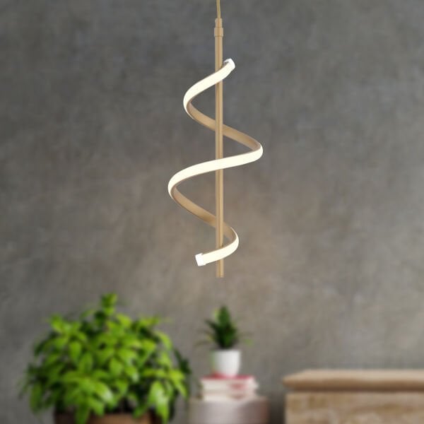 Leatrice Tekli Eskitme 3 Renkli 20 Watt Ledli Modern Oturma Odası, Koridor, Salon Led Avize