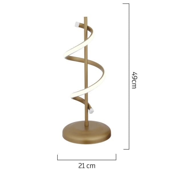 Leatrice Tekli Eskitme 3 Renkli 20 Watt Ledli Modern Oturma Odası, Yatak Odası, Salon Led Abajur