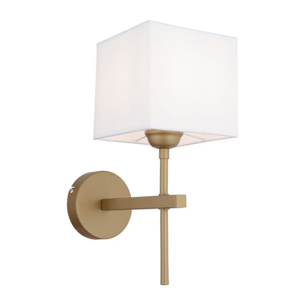 Rory Tekli Beyaz Şapkalı Eskitme Duvar Lambası Yatak Odası-yatak Başı-banyo Için Modern Aplik