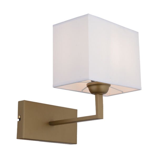 Rylee Tekli Beyaz Şapkalı Eskitme Duvar Lambası Yatak Odası-yatak Başı-banyo Için Modern Aplik