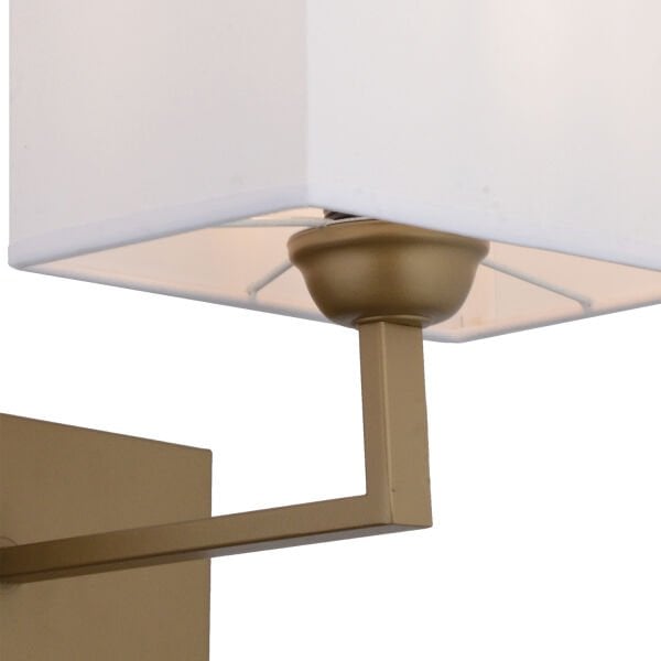 Rylee Tekli Beyaz Şapkalı Eskitme Duvar Lambası Yatak Odası-yatak Başı-banyo Için Modern Aplik