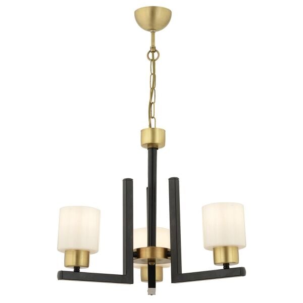 Torqu 3 Lü Siyah Eskitme Modern Yatak Odası Mutfak Oturma Odası Salon Avize