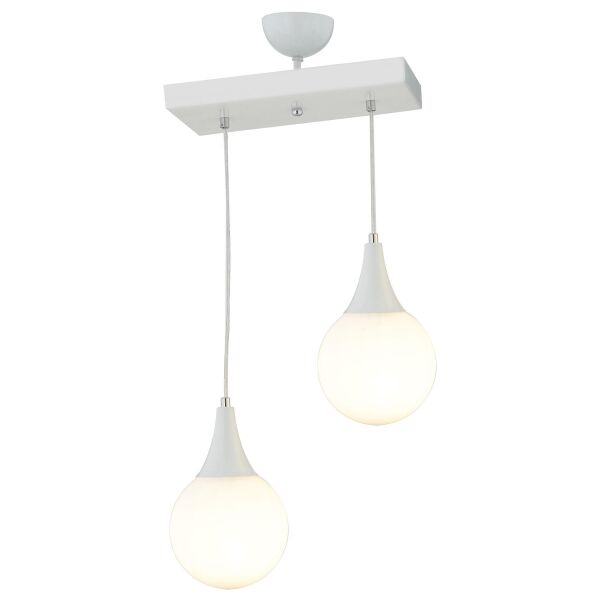 Damla 2 Li Sıralı Modern Sarkıt Mutfak Oturma Odası Salon Sarkıt Avize