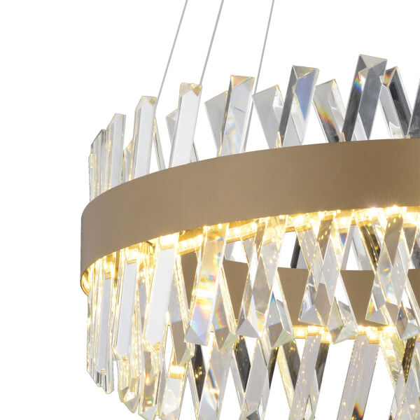Brampton 50'Lik Eskitme 3 Renkli 94 Watt Ledli Yemek Masası Üstü, Oturma Odası, Salon Avize
