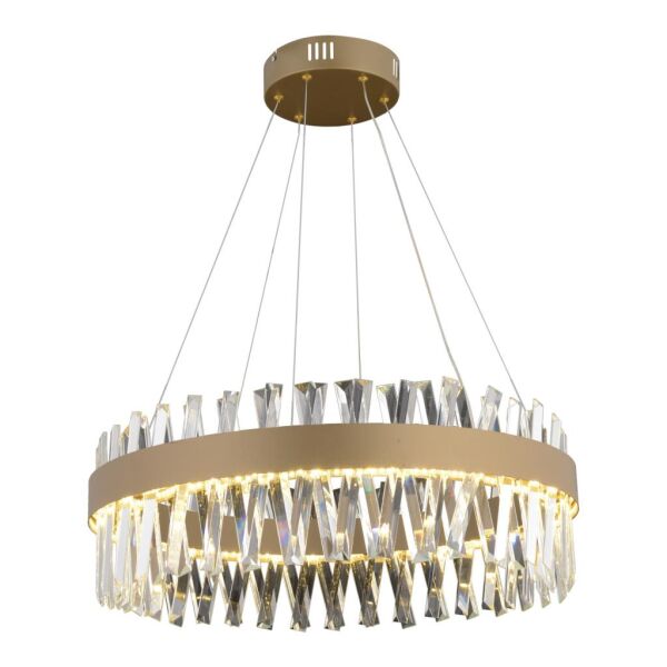 Brampton 60'Lik Eskitme 3 Renkli 112 Watt Ledli Oturma Odası, Salon Avize