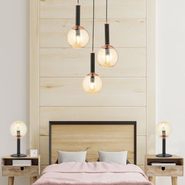 Erna Yatak Odası Modern Retro Sarkıt Mutfak Salon Avize Seti