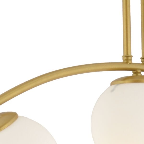 Fralde 3 Lü Gold Modern Mutfak Cafe Restoran için Uygun Retro Salon Avize