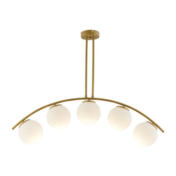 Fralde 5 Li Gold Modern Mutfak Cafe Restoran için Uygun Retro Salon Avize