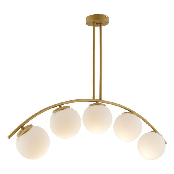 Fralde 5 Li Gold Modern Mutfak Cafe Restoran için Uygun Retro Salon Avize