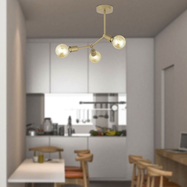 Akrobat 3 Lü Modern Genç Odası Mutfak Salon Avize