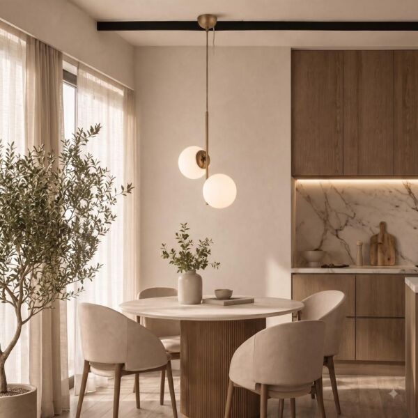 Malibu 2 Li Eskitme Modern Genç Odası Mutfak Salon Avize