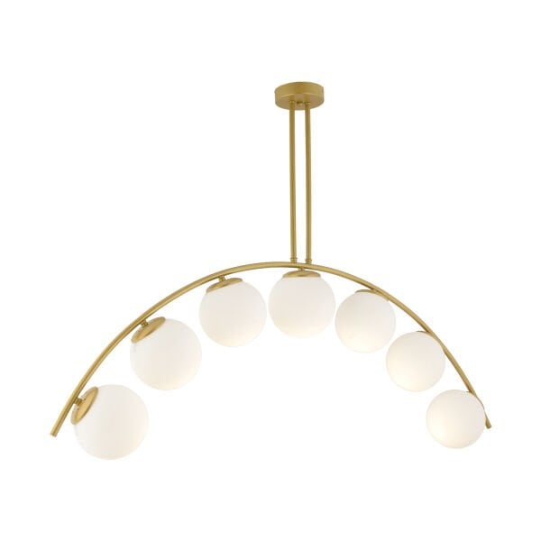 Fralde 7 Li Gold Modern Mutfak Cafe Restoran için Uygun Retro Salon Avize