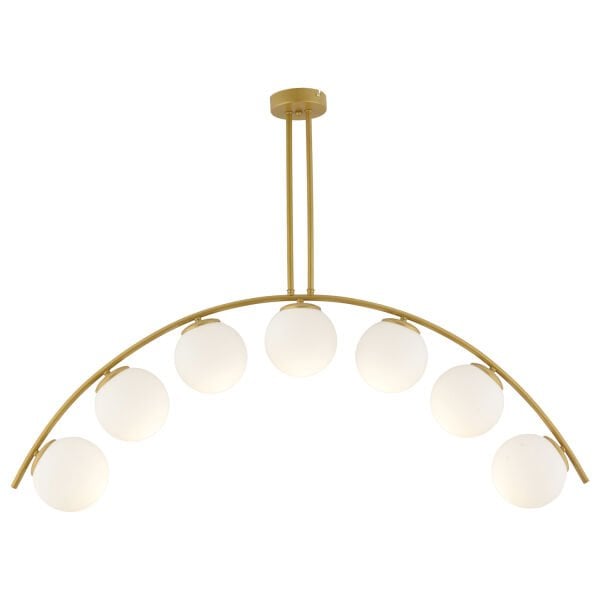 Fralde 7 Li Gold Modern Mutfak Cafe Restoran için Uygun Retro Salon Avize