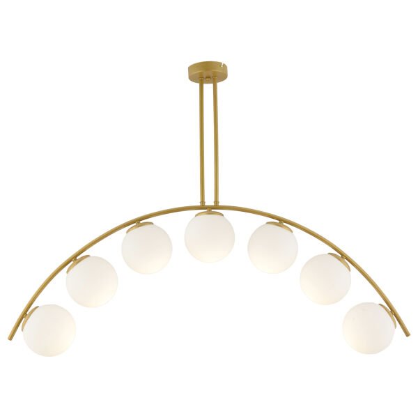 Fralde 7 Li Gold Modern Mutfak Cafe Restoran için Uygun Retro Salon Avize