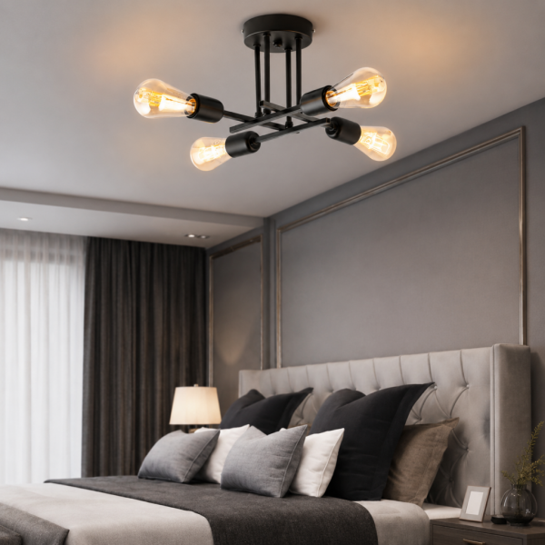 Glam 4 Lü Modern Plafonyer Genç Odası Mutfak Yatak Odası Avize
