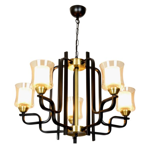 Alaska 5Li Modern Genç Odası Retro Salon Avize